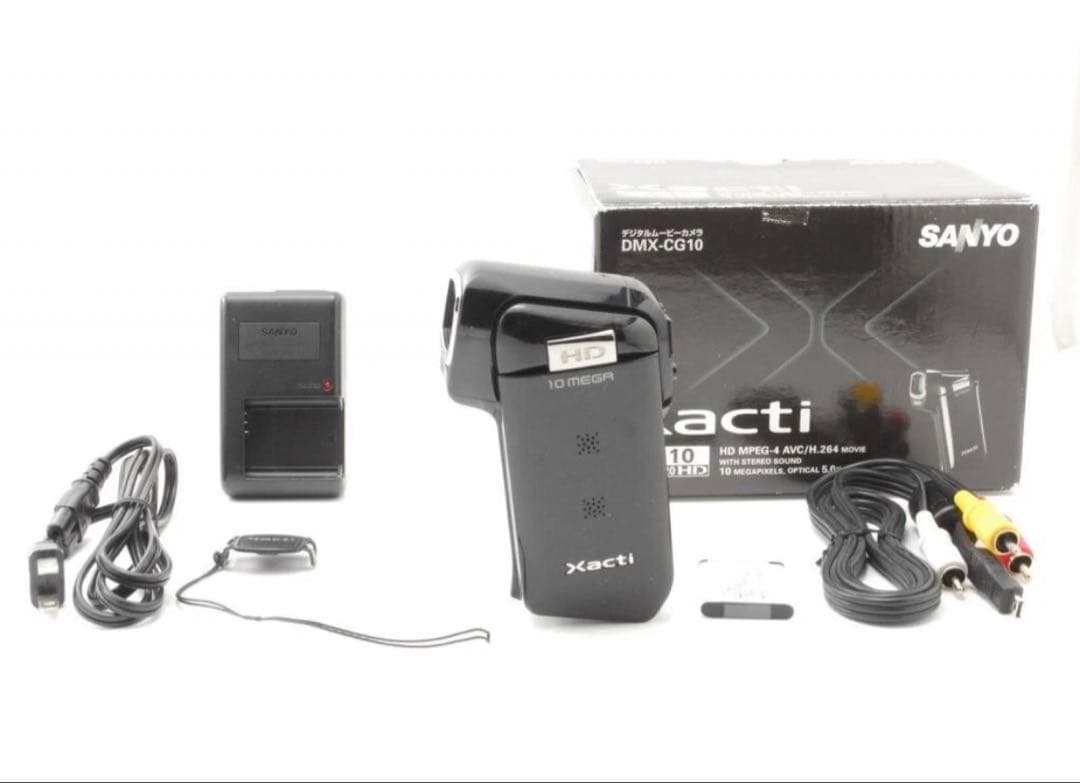 SANYO Xacti DMX CG10HDビデオカメラ 本体　稼働品