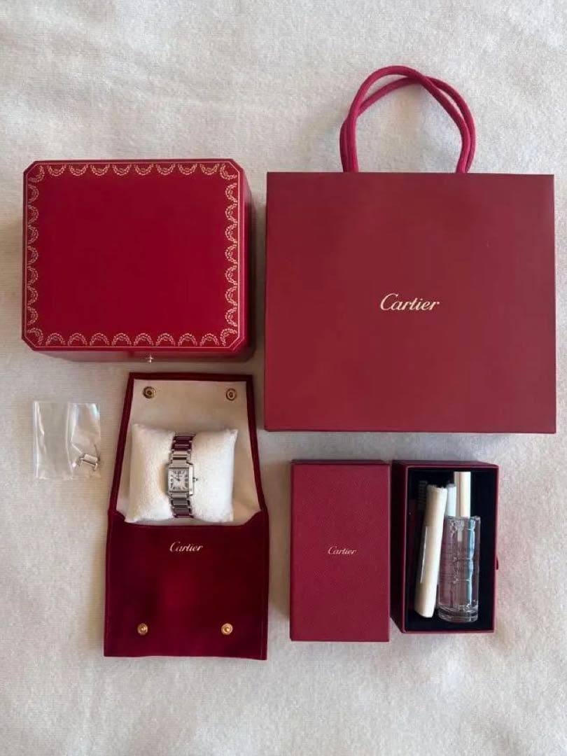 mayu.2025年直営店OH済み　カルティエ　タンクフランセーズSM 中古)CARTIER カルティエ タンク フランセーズ SM W51008Q3（商品ID
