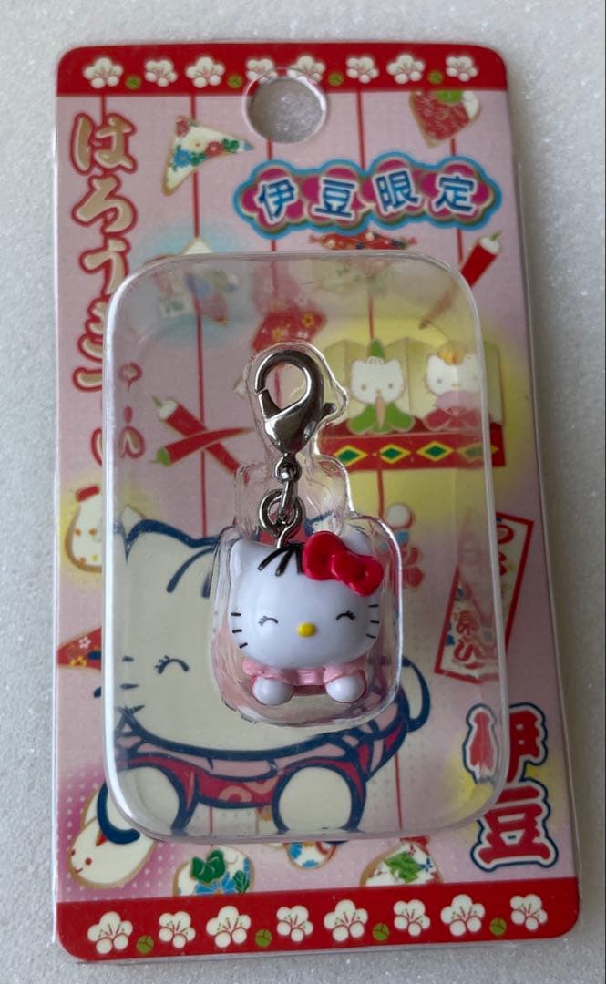 ハローキティ　ファスナーマスコット　伊豆限定　つるし飾り　ご当地キティ