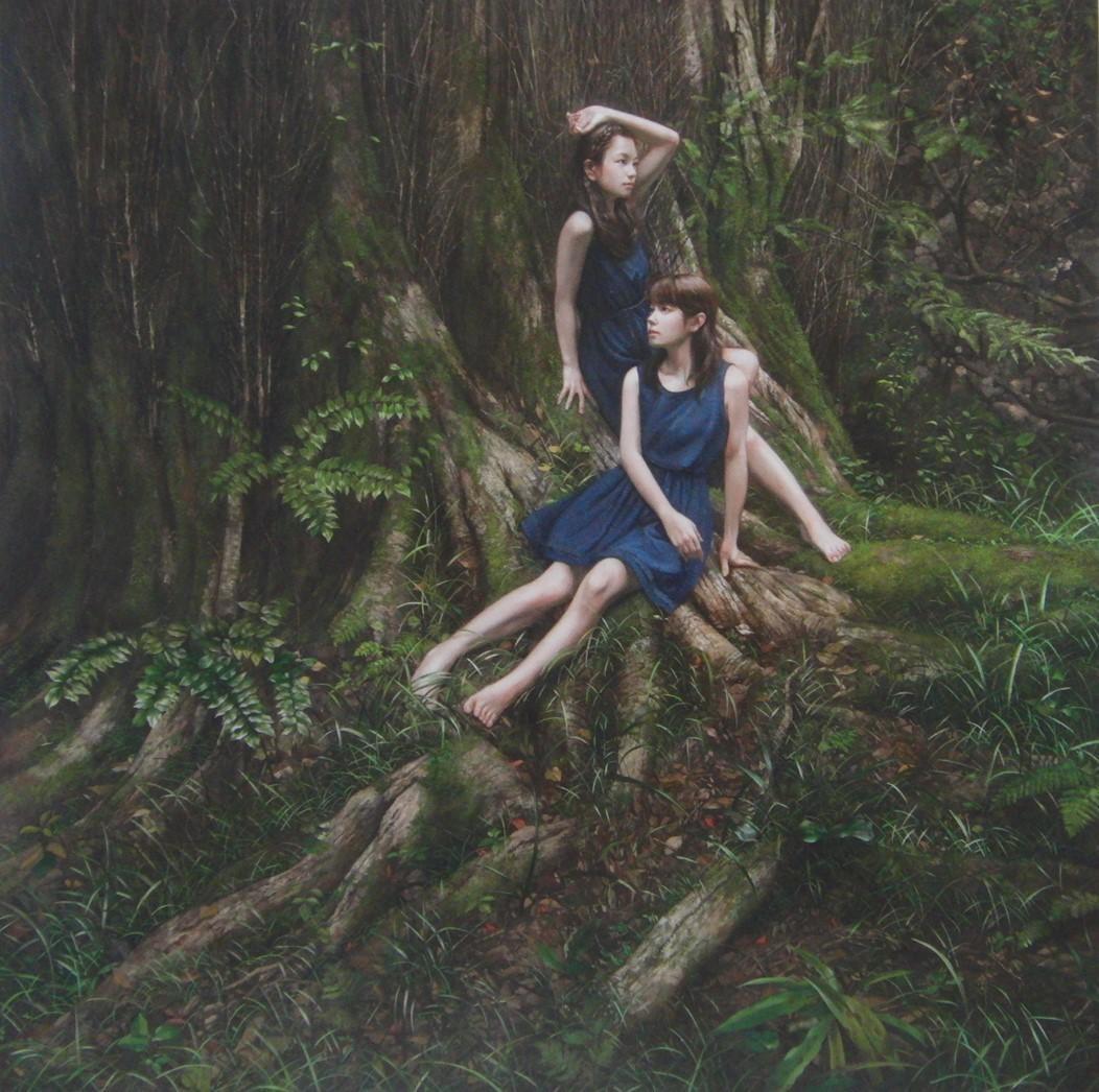 小木曽 誠 「森へ還る」、厳選、希少画集・額装画、人気作品、新品高級