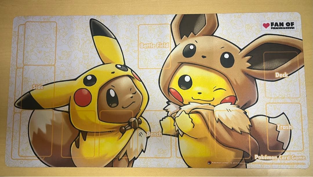 ポケモンカード プレイマット イーブイ ピカチュウ ポンチョ ポケカ