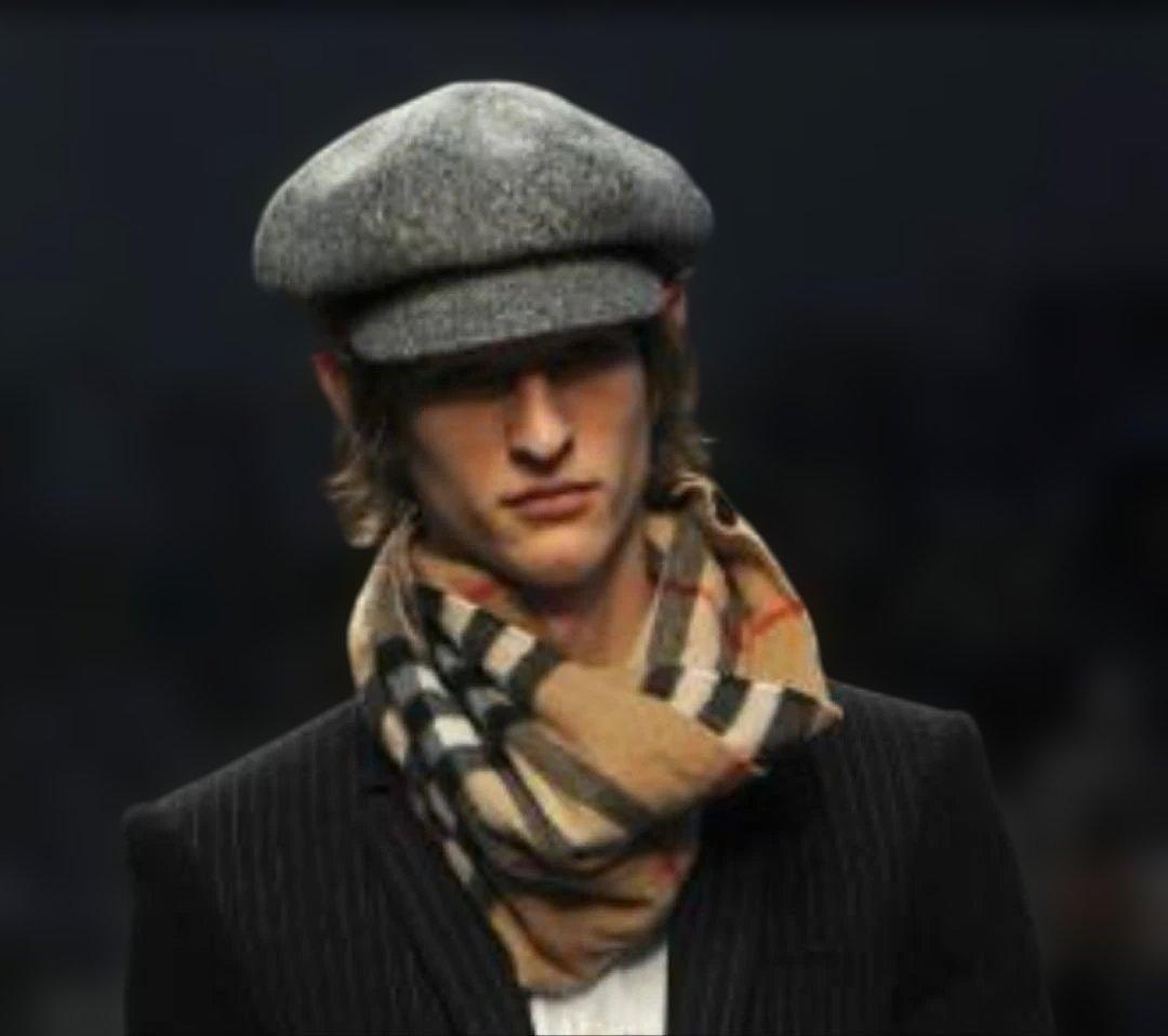 バーバリー　カシミア100%　スヌード　ネックウォーマー　マフラー