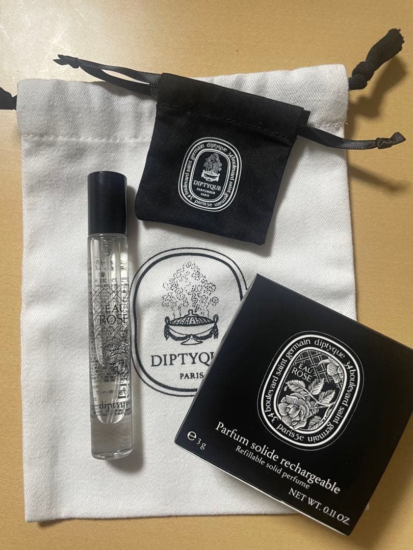Diptyque オーローズ　香水、練り香水セット