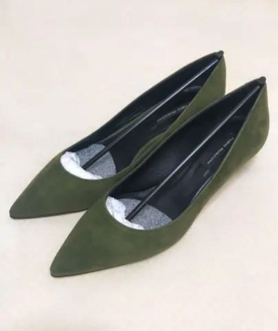 新品未使用 Fabio Rusconi パンプス カーキ