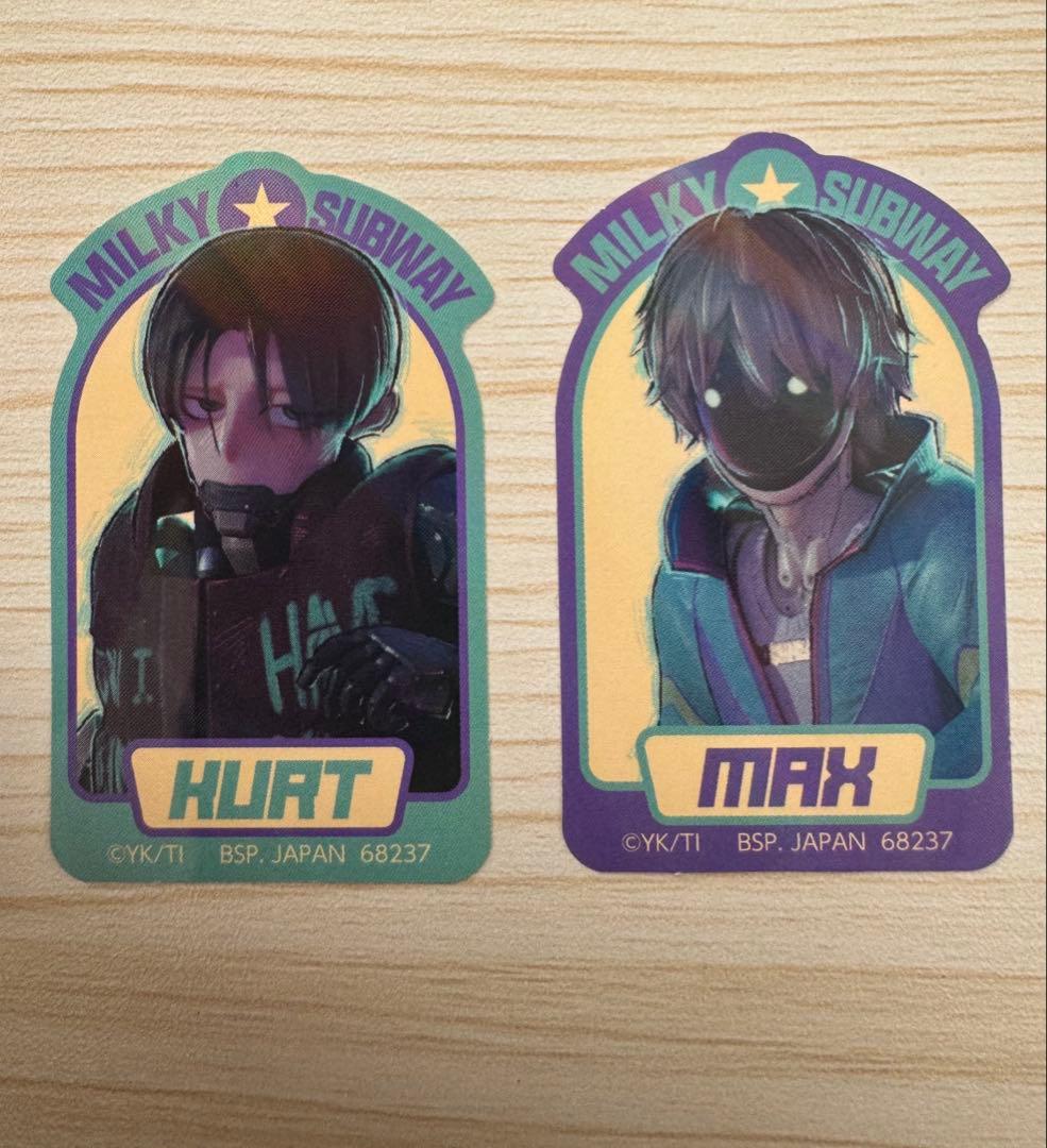 銀河特急ミルキーサブウェイ ステッカー カート マックス - メルカリ