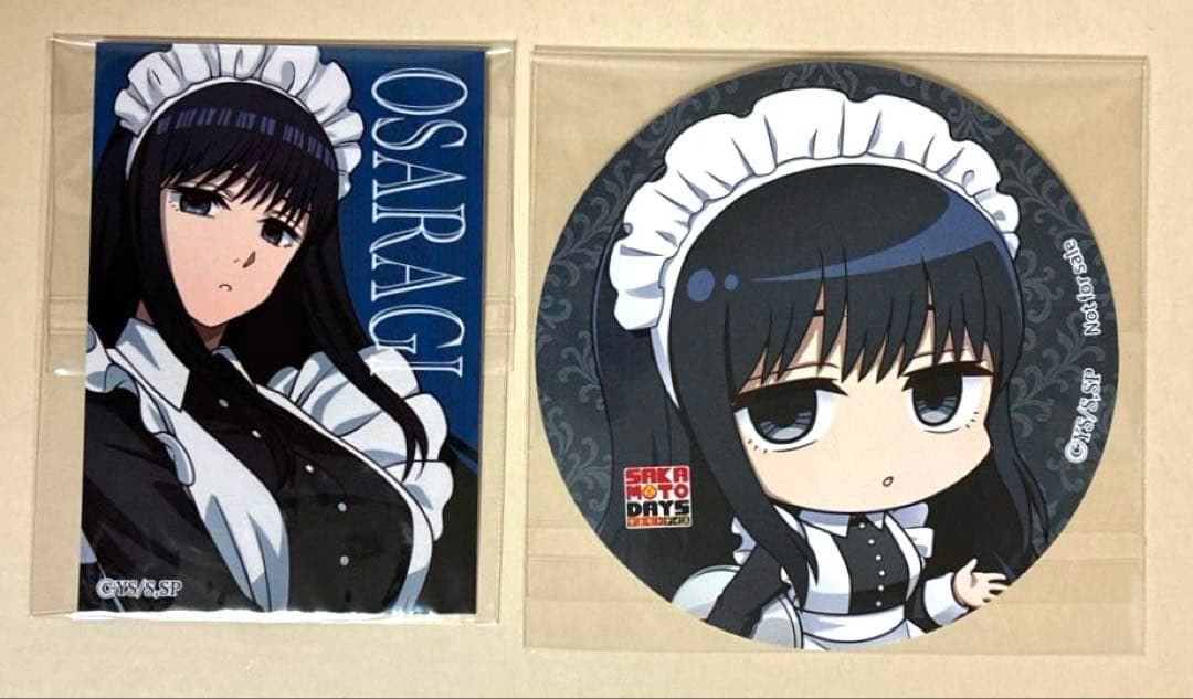 サカモトデイズ 大佛 カード ＆ コースター コラボカフェ オシアド