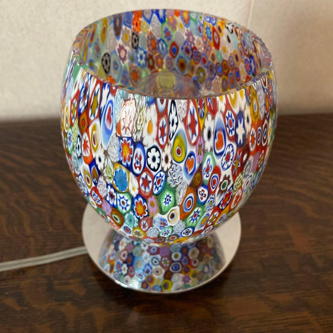 イタリア ベネチアンガラス murano ミルフィオリ 千の花 テーブル