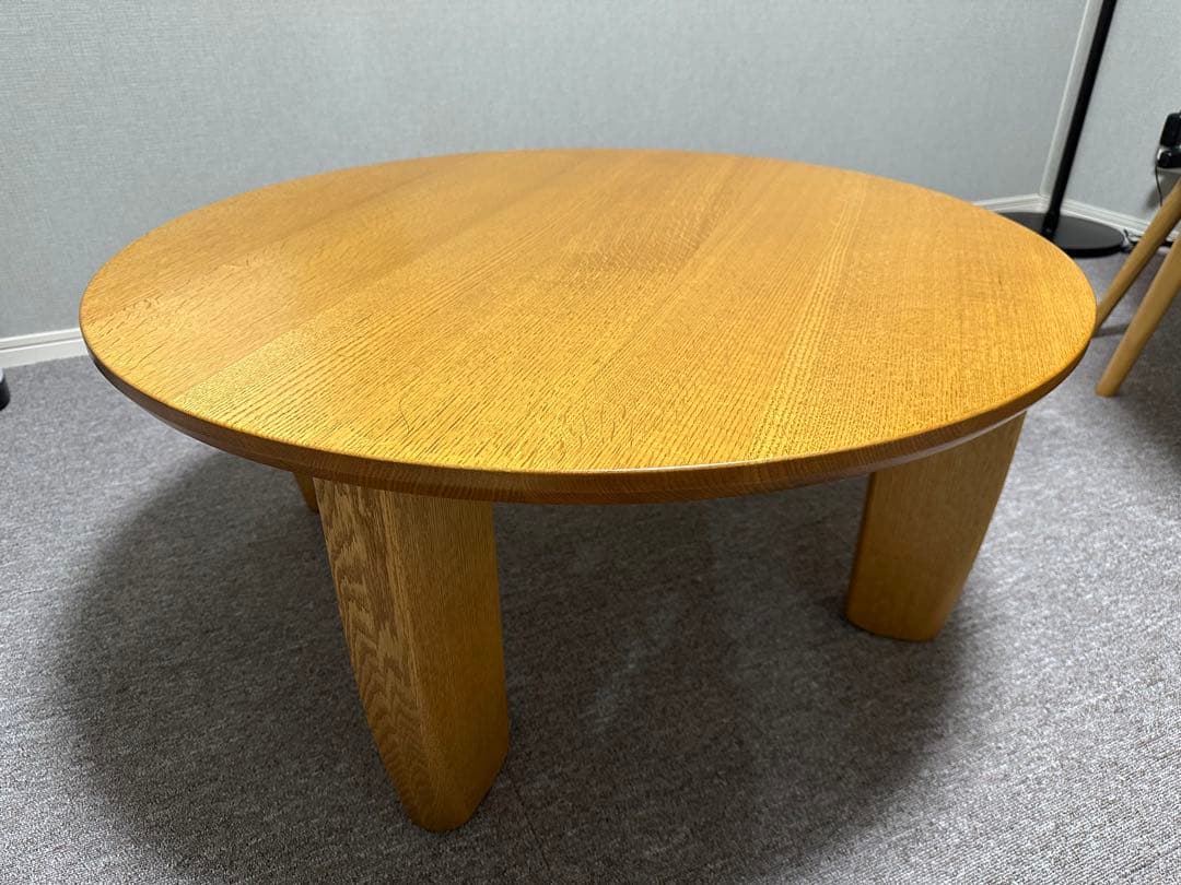 木製 円形テーブル 2017年製 柏木工