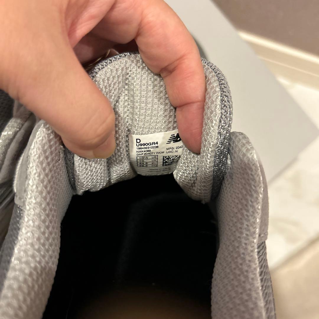 新品未使用ニューバランス U990GR4 28.5cm new balance