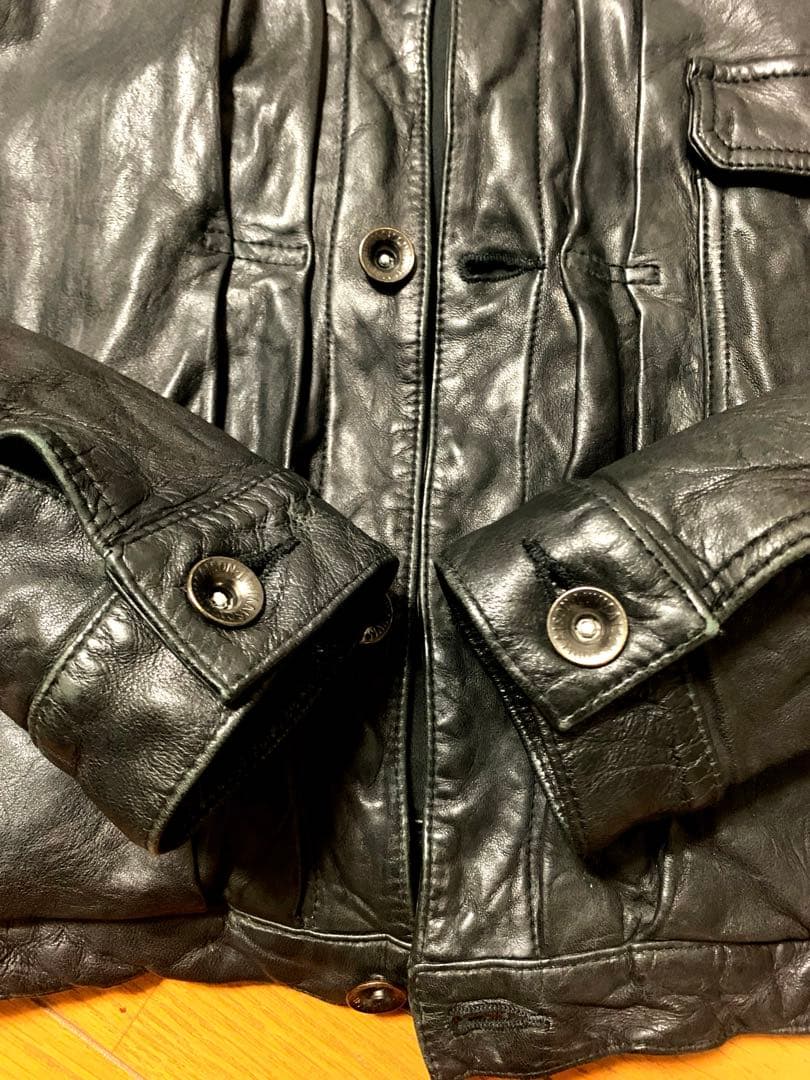 SKOOKUM×JACKROSE 1stタイプ レザー トラッカージャケット希少 - メルカリ