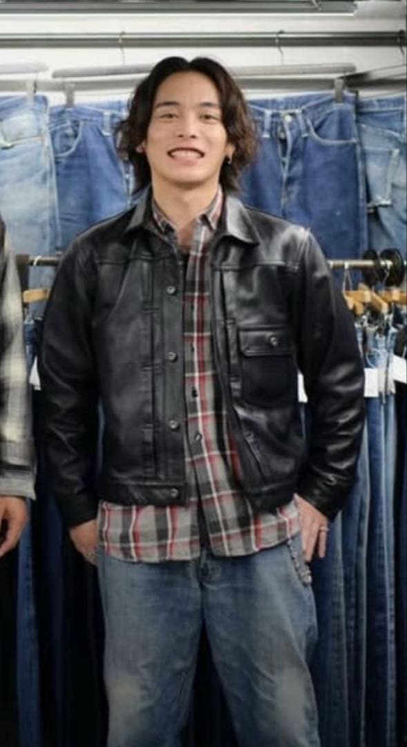 SKOOKUM×JACKROSE 1stタイプ レザー トラッカージャケット希少 - メルカリ