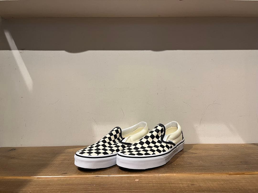 VANS slipon スリッポン チェッカー US正規新品 赤箱 28.5cm