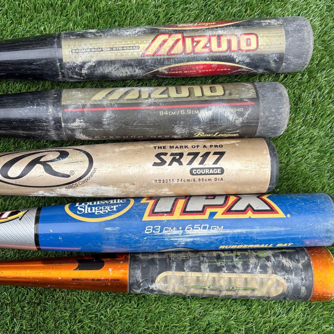 野球バット Mizuno Rawlings TPX 5本セット バット