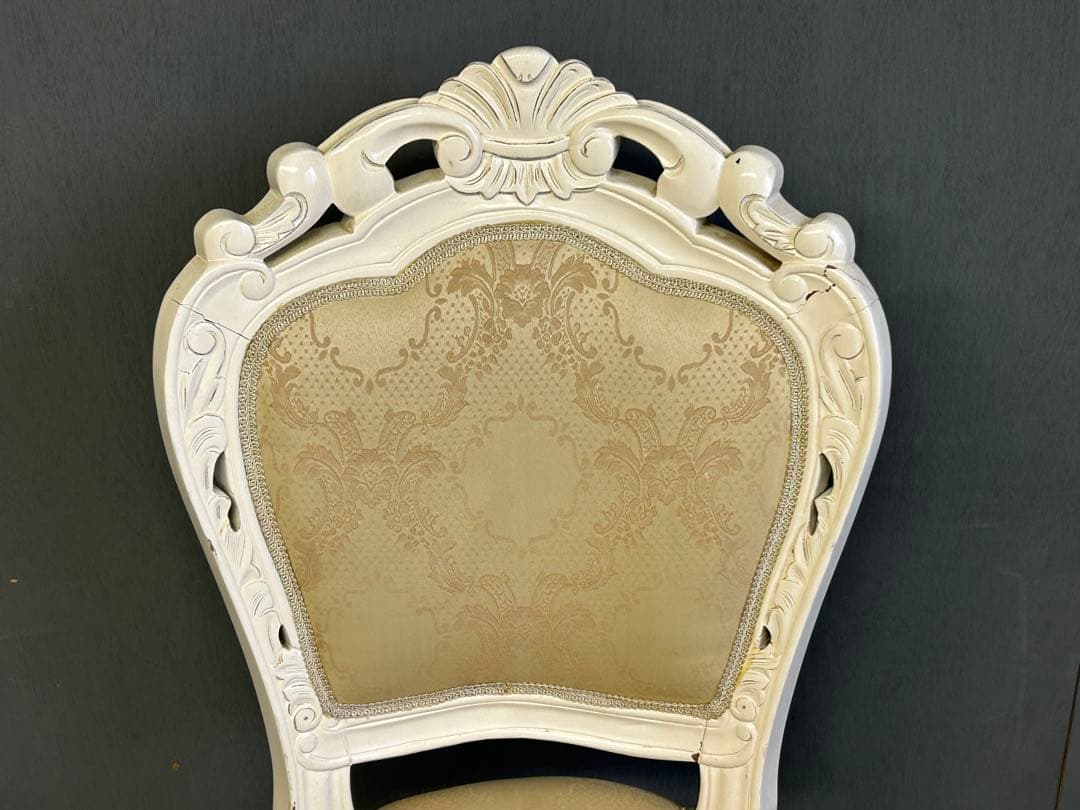 アンティーク調 マホガニー クラシック 猫脚 ヨーロピアンチェア 宮殿家具