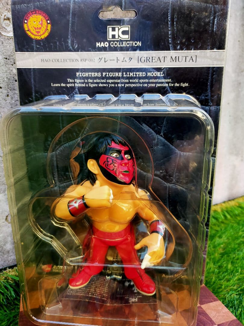 グレート・ムタ HAO COLLECTION フィギュア 【新品未開封】 爆買 16dソフビコレクション グレート・ムタ[黒/ByeBye引退Ver.] (HAO