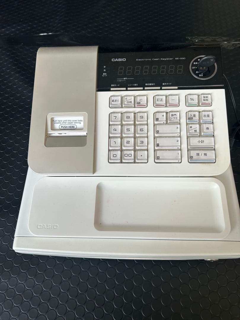 CASIO SE-S30-WE ホワイト レジスター