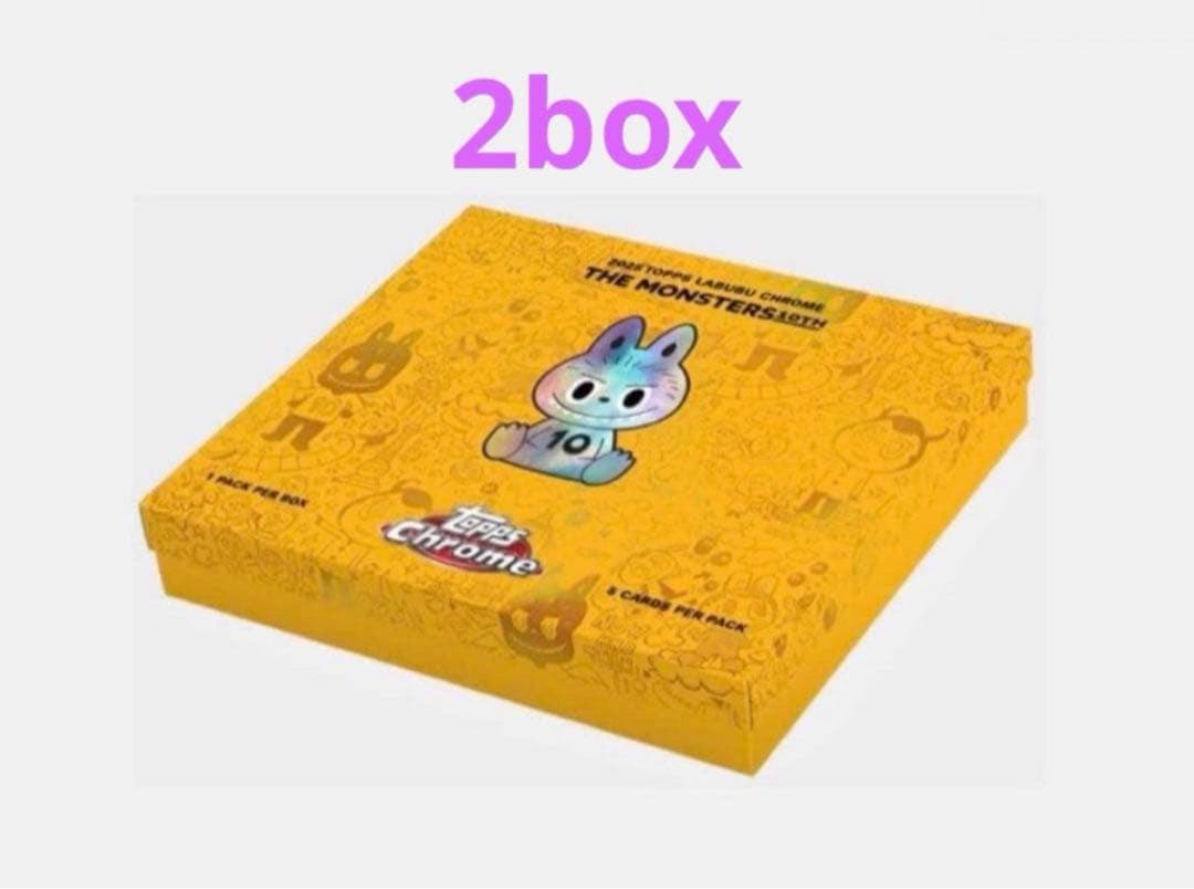 その他 2025 Topps Chrome Labubu Anniversary Box