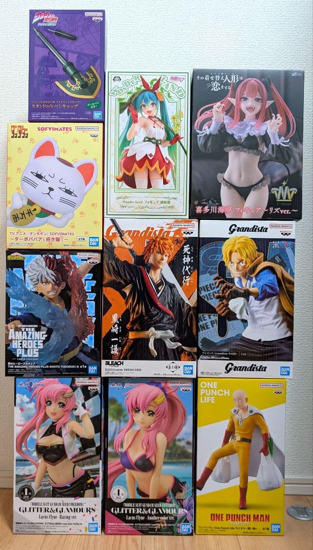 【黒崎一護/ターボババア/サイタマ他】プライズ10体セットまとめ売り