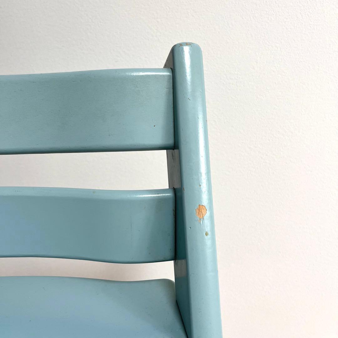 新型 ストッケ トリップトラップ アクアブルー No5 ベビーセット付き