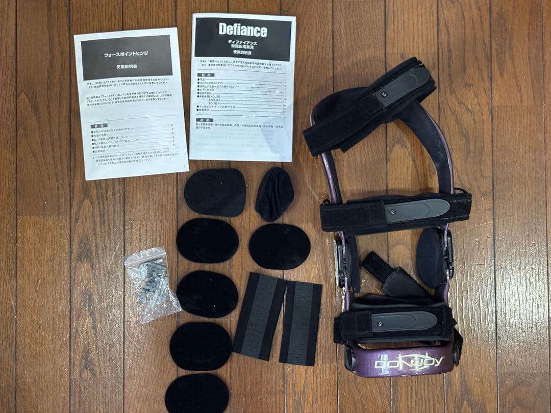 膝サポーター DONJOY ドンジョイ装具前十字靭帯 左足用