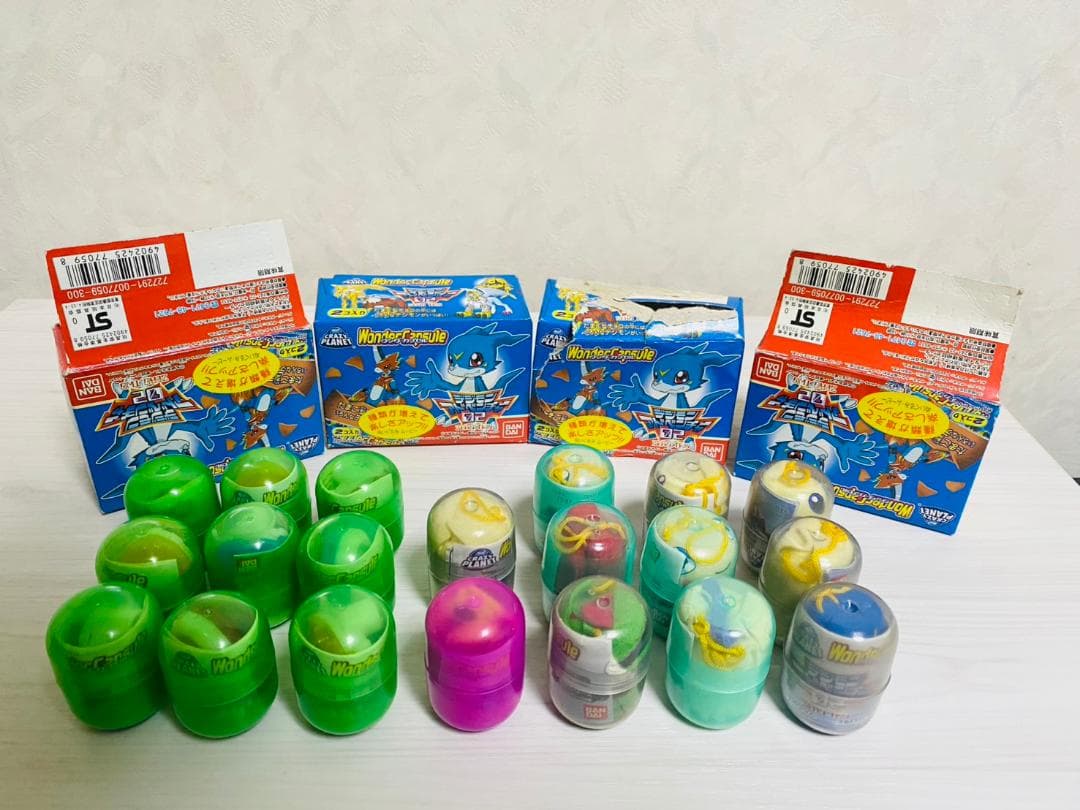 み*ち様 デジモンアドベンチャー　02 ワンダーカプセル 当時物 未開封品あり