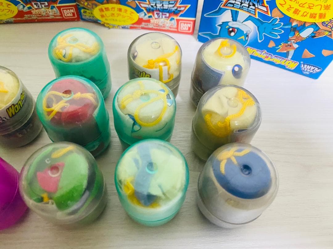 み*ち様 デジモンアドベンチャー 02 ワンダーカプセル 当時物 未開封品