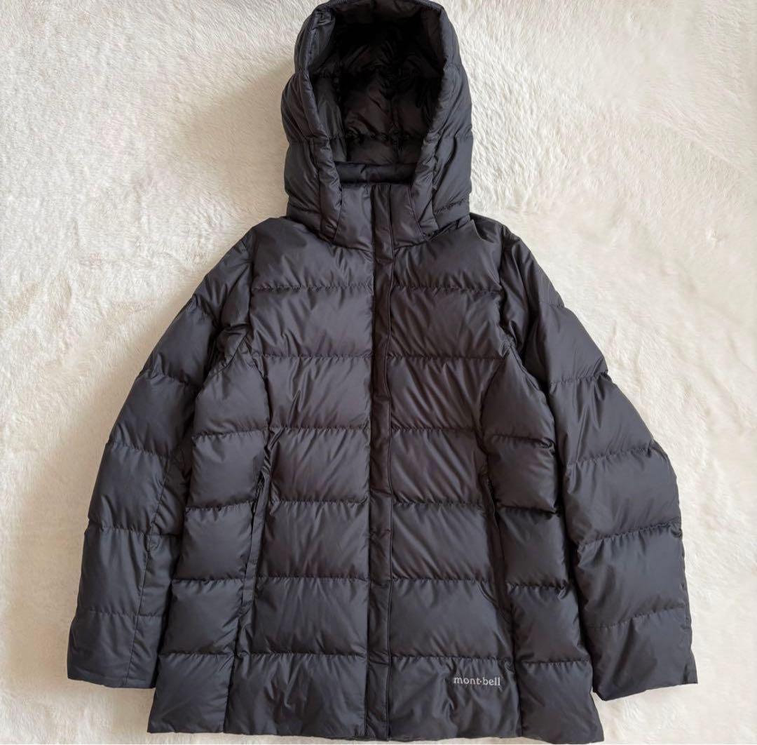 モンベル 現行完売品トラベルダウンパーカ XLブラック