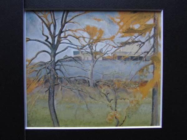 バルテュス、BALTHUS、大きな風景、希少な額装用画集より、新品高級額