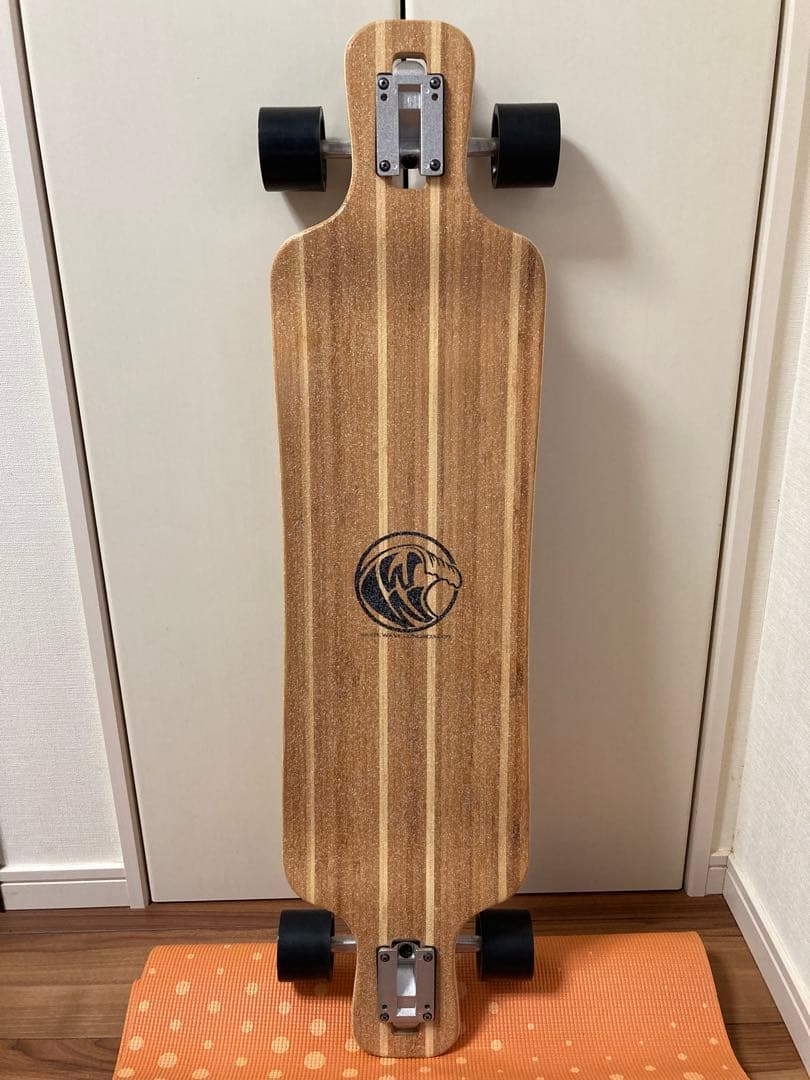 【最終お値下げ】WHITE WAVE WARRIOR ロングスケートボード ロング スケートボード WHITE WAVE WARRIOR 38インチ ロンスケ
