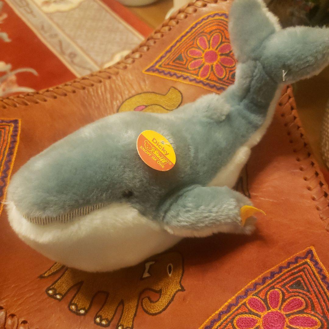Steiff ヴィンテージ くじら Vintage 14
