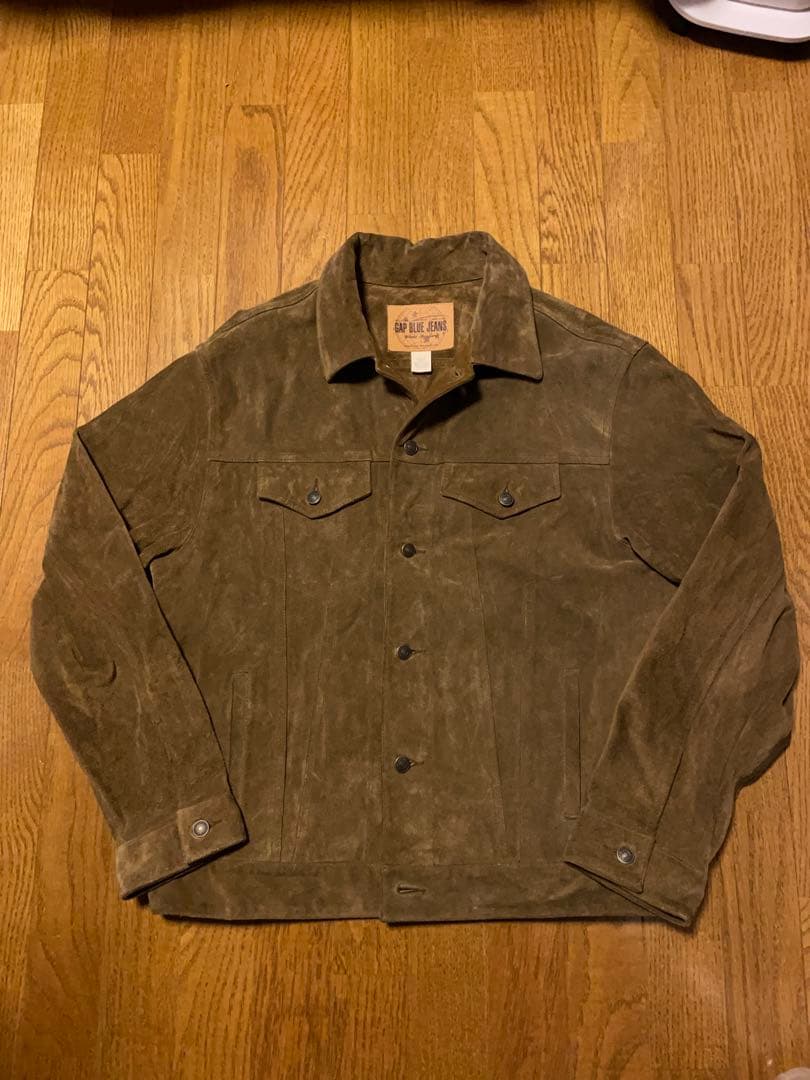 【90s〜00s】OLD GAP レザージャケット スウェード ヴィンテージ