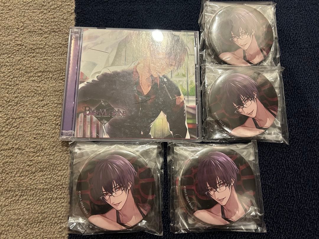 BAD MEDICINE バディスン 志奴要 CD 缶バッジ バディスン缶バッジ発売開始!! 今月は葛葉先生CD発売ですね！ではここ