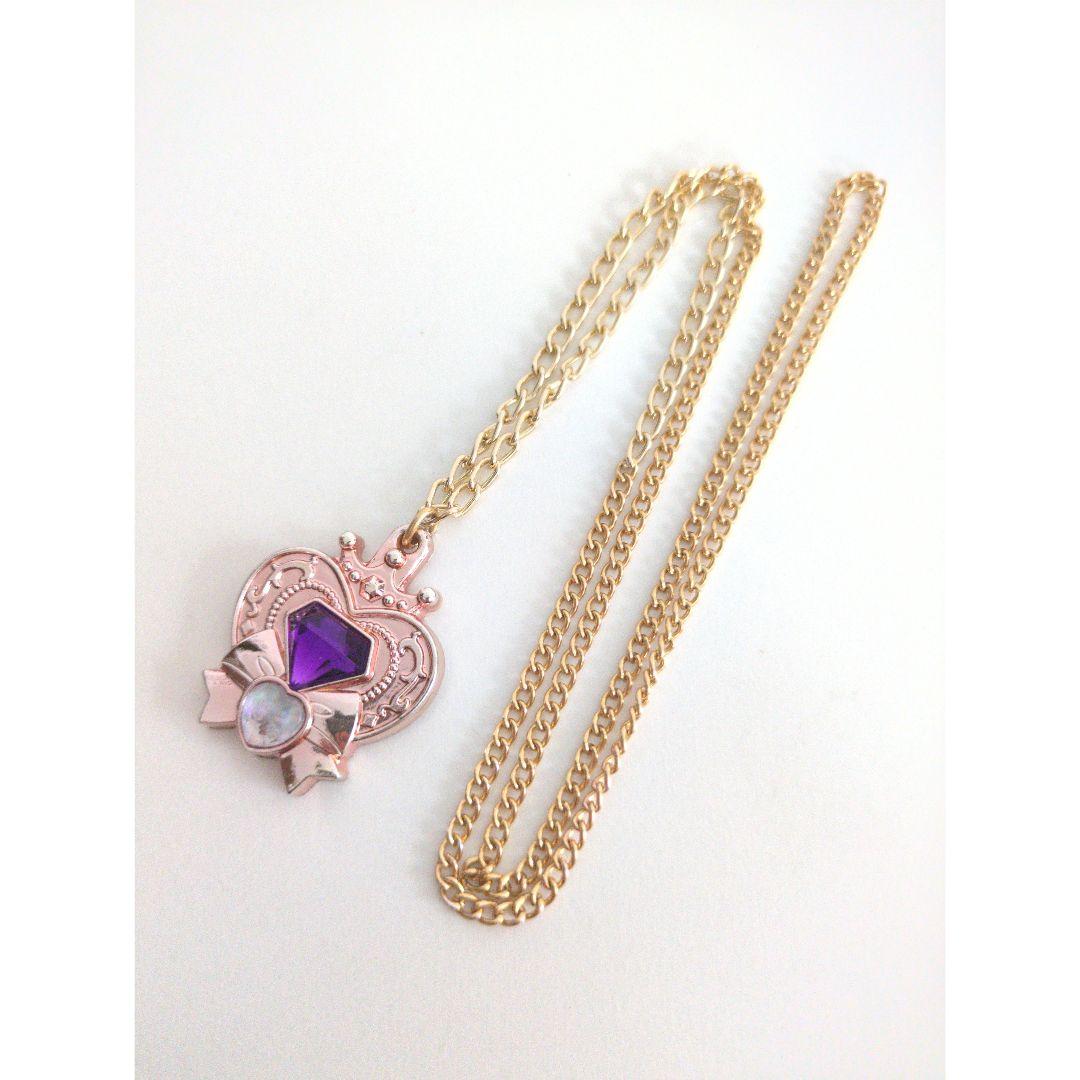 セボンスター レア ダブル宝石 リボンハート ピンク パープル ラッキー