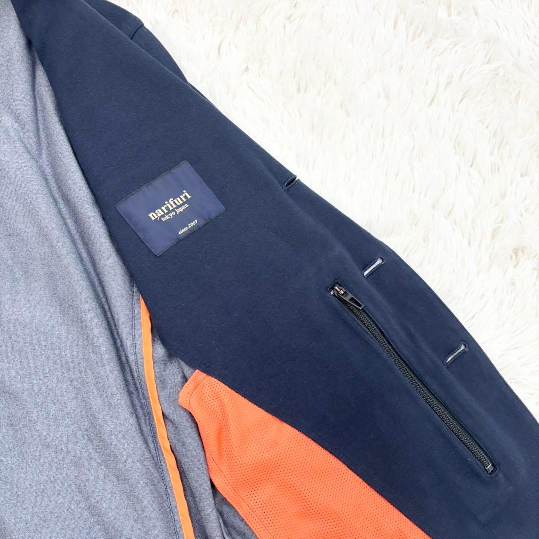 narifuri テーラードジャケット 高機能 メッシュ グレー Lサイズ