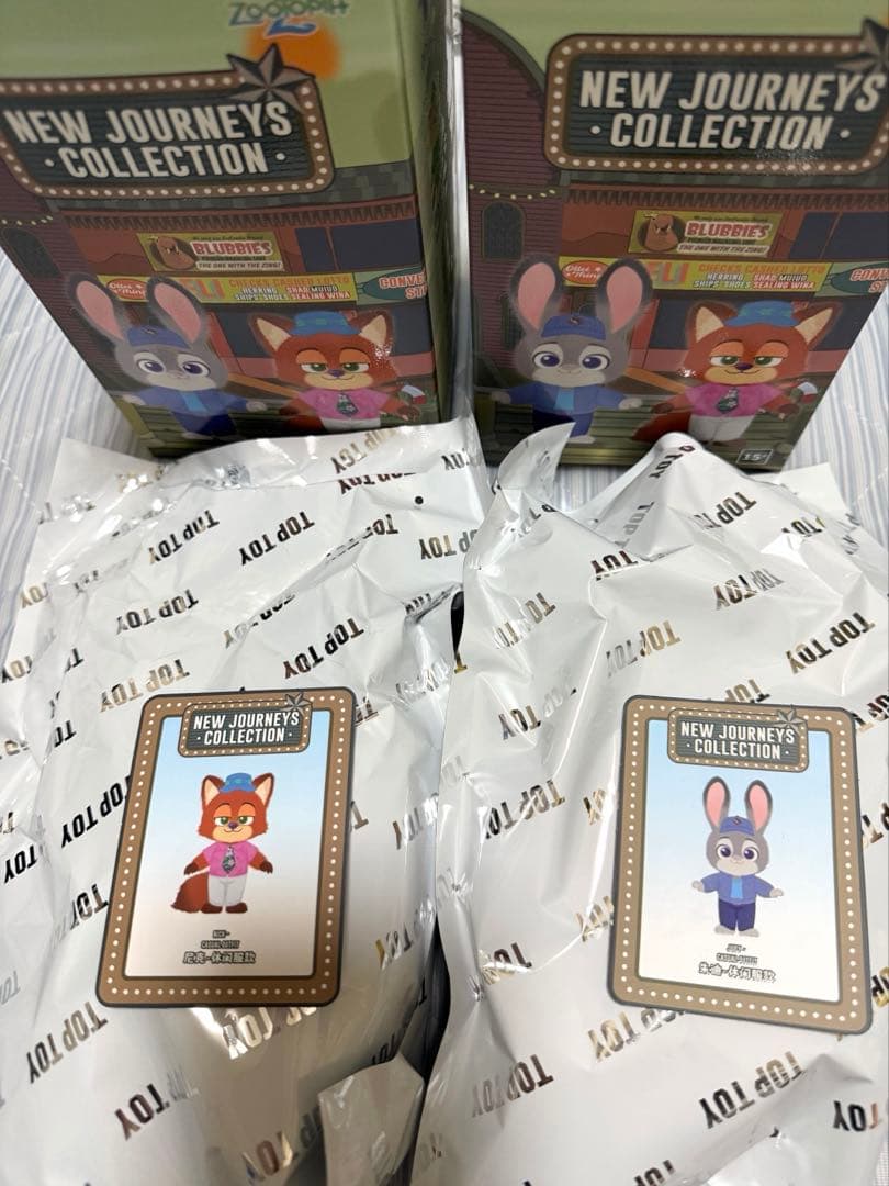 TOPTOY ズートピア2 NEW JOURNEYS ニック ジュディ 私服 新品未開封 】TOPTOY ジュディ ぬいぐるみ 私服 トップトイ ズートピア