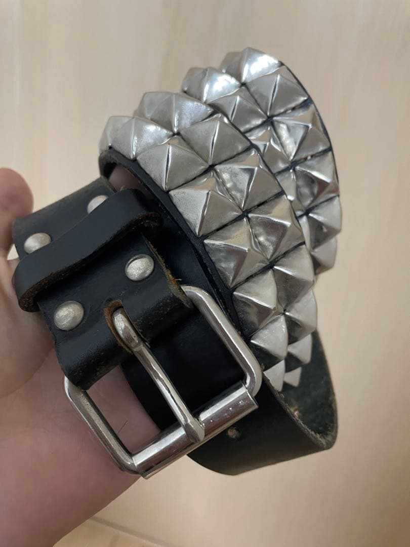 本物　スタッズベルト　弾丸　y2k グランジ