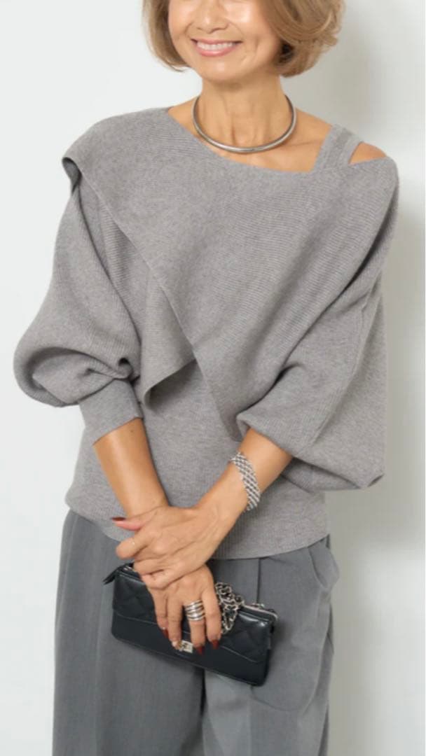 OTO-HA おとは アシンケープタンクニットセーター ☆新品☆