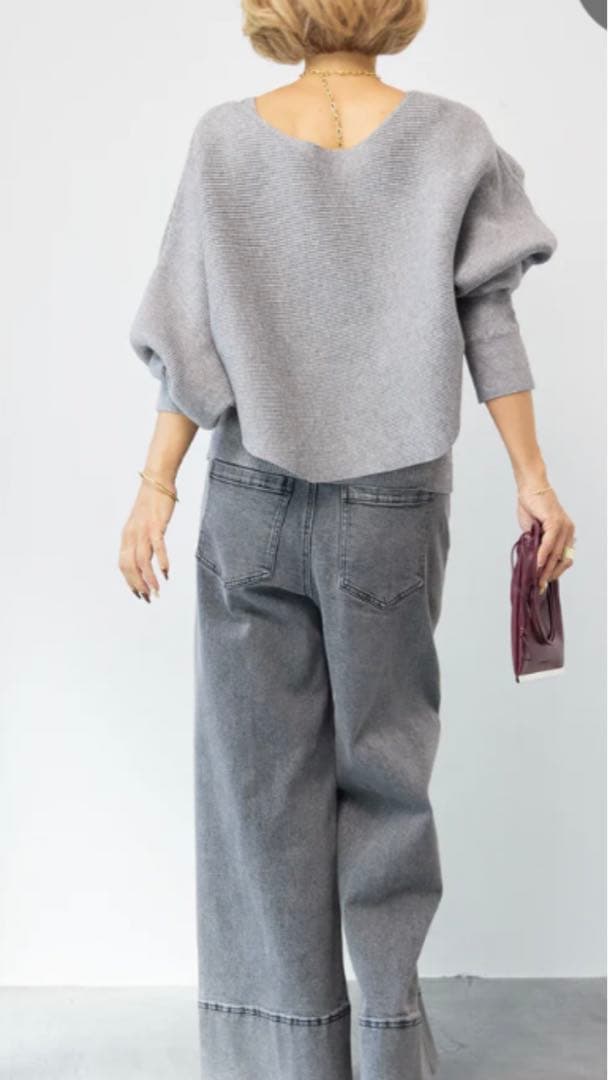 OTO-HA おとは アシンケープタンクニットセーター ☆新品☆