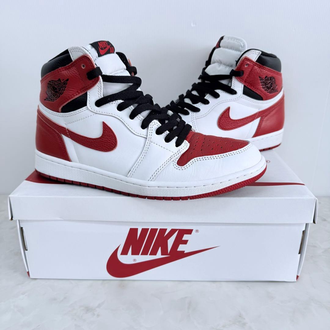 NIKE Air Jordan 1 RETRO HIGH OGホワイトレッド