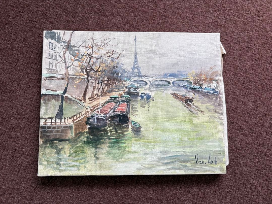 フランス画家 Van Lod ヴァン・ロッドの油彩画