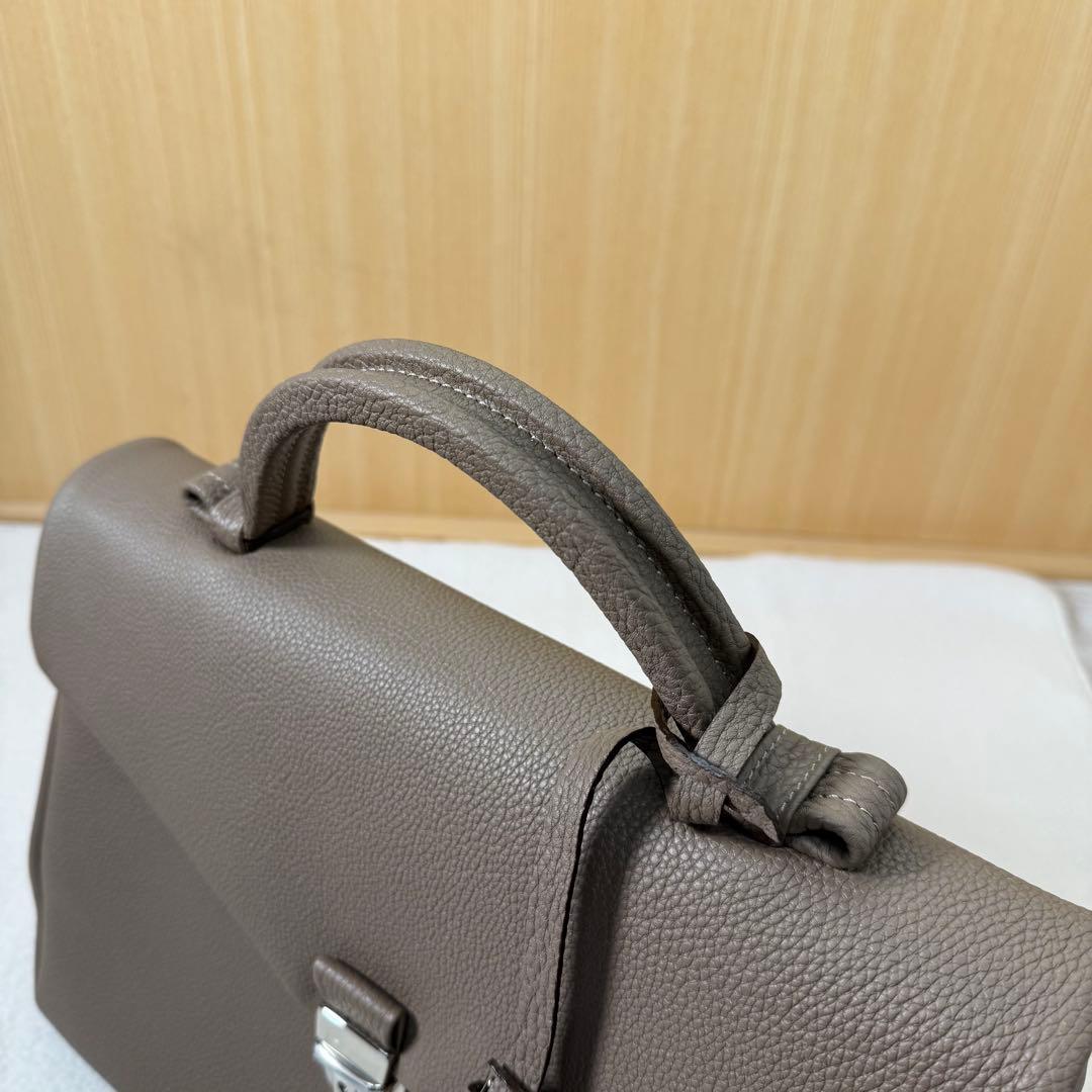 未使用品 OHBA 大峡製鞄 レイロウ32 ソフトビジネス ハンドバッグ