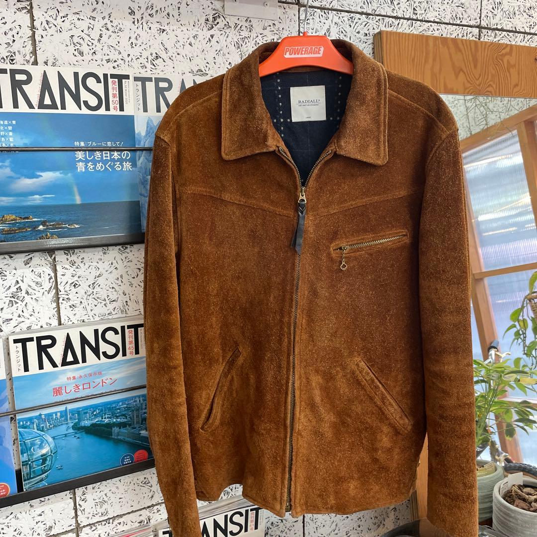 希少❣️ラディアルスエードライダースジャケット