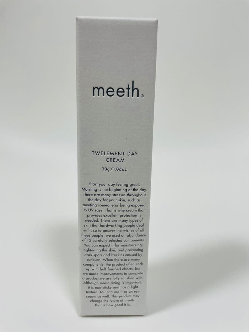 ミース TWELEMENT DAY CREAM（トゥエルメントデイクリーム）