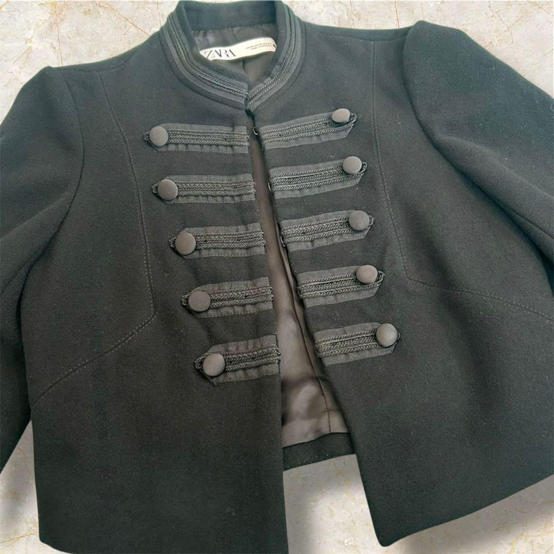 ZARA】ナポレオンジャケット・ウール レア - メルカリ
