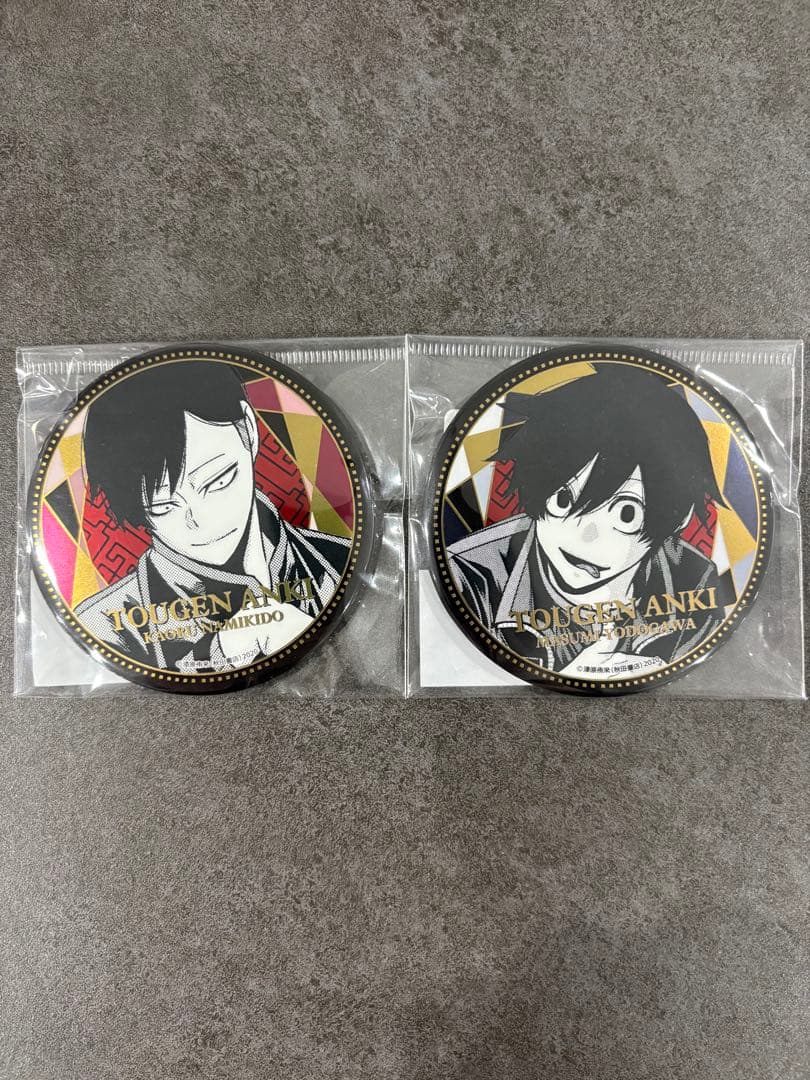 桃源暗鬼 bigメタリック缶バッジ 淀川真澄 並木度馨 TSUTAYA 秋田書店