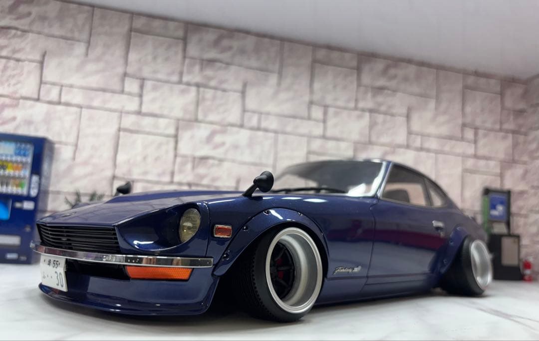 1/12 イグニッションモデル フェアレディZ S30 ワタナベ深リムカスタム イグニッションモデル 1/18 日産 フェアレディ Z (S30) ブルー/RS