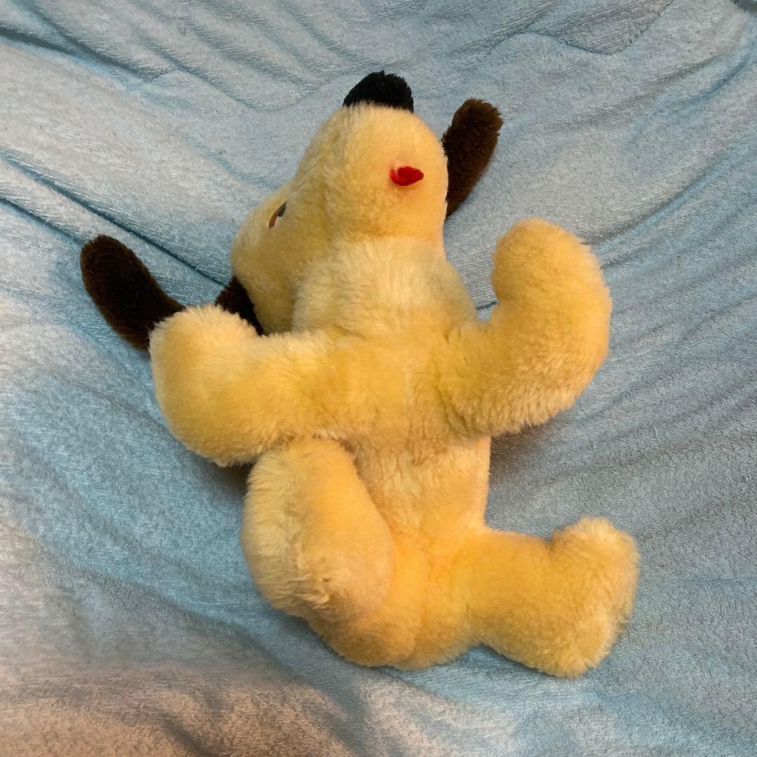 昭和レトロ ヴィンテージ 🏂 メーカー名不明 犬 ぬいぐるみ 中古品