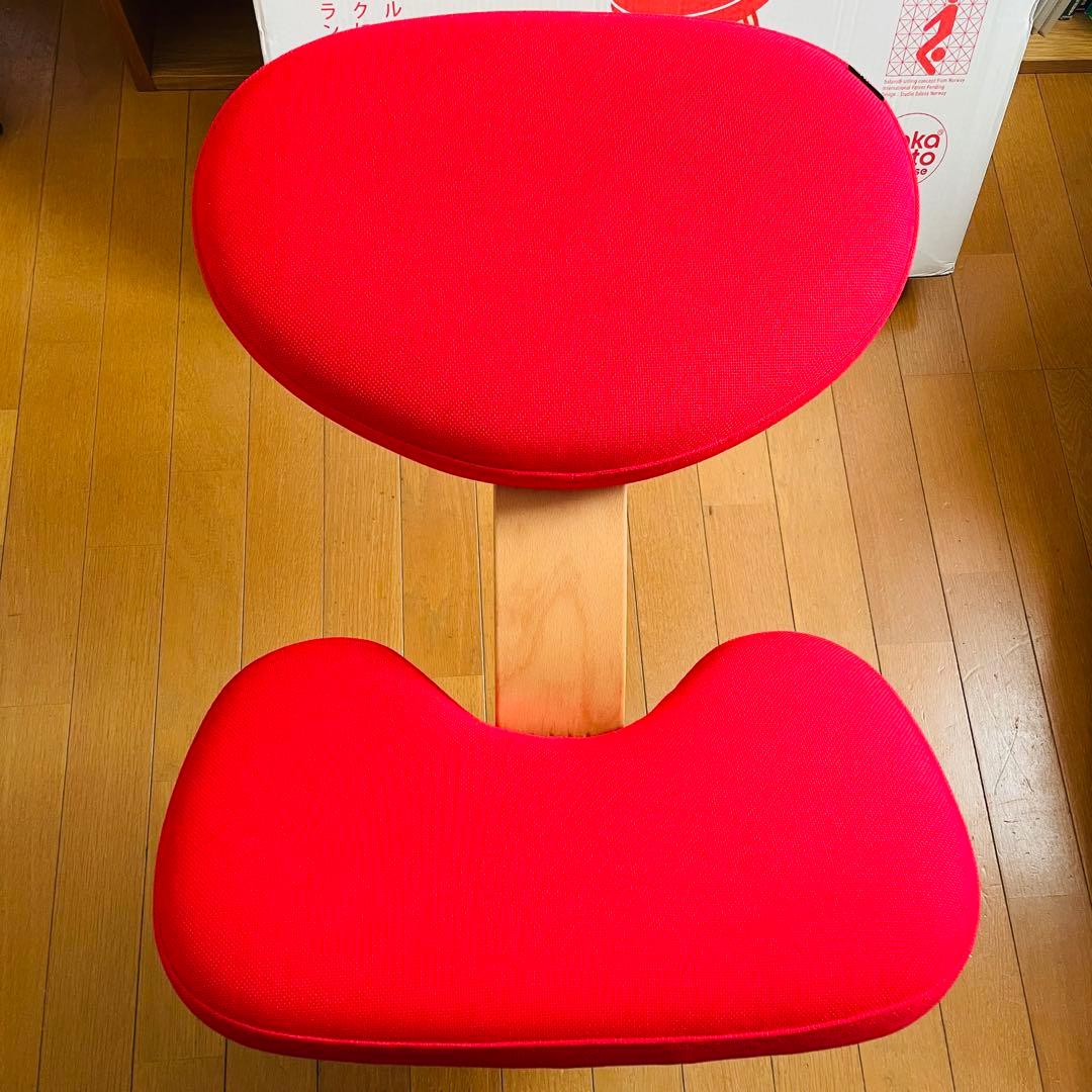 バランスチェア balans Easy 骨盤・姿勢矯正 ショートフレーム レッド easy_cart02_7618ae69-e96c-4902