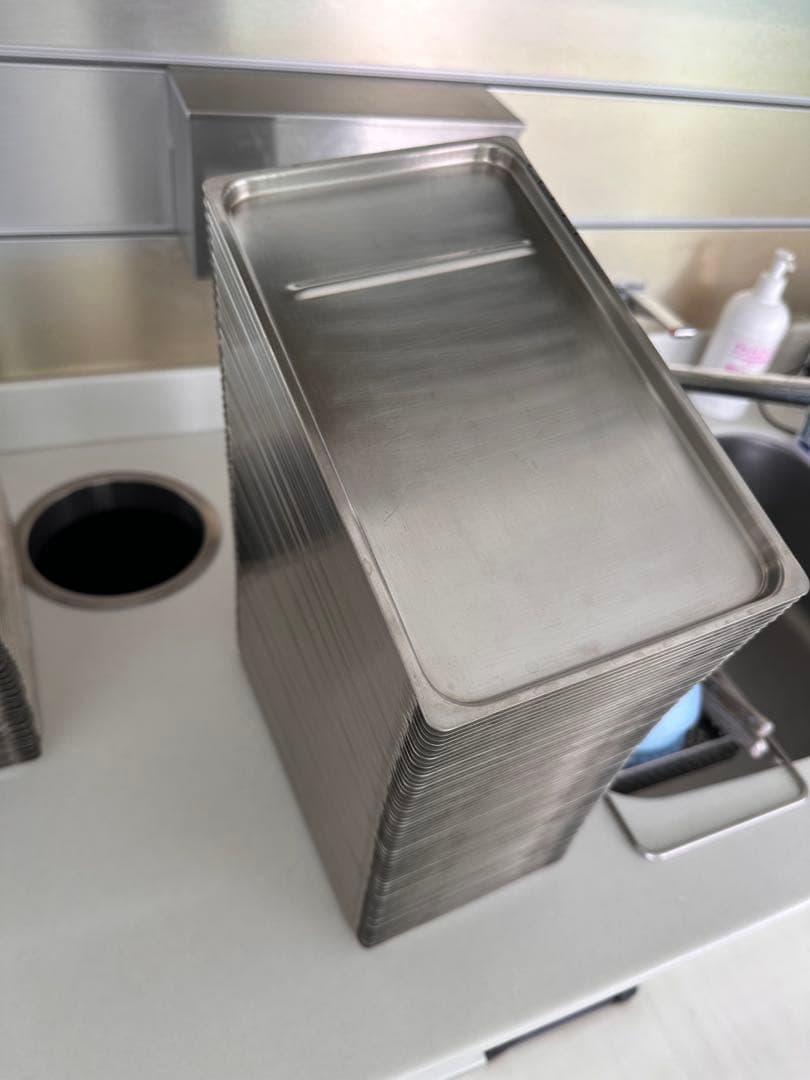 【miyu様せ専用】ステンレス 歯科医療用トレー 59枚セット ユーズド品