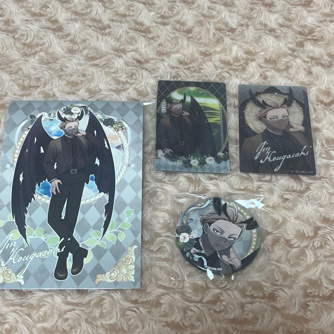 桃源暗鬼 天使と悪魔 ポストカード クリアカード缶バッジ 皇后崎迅